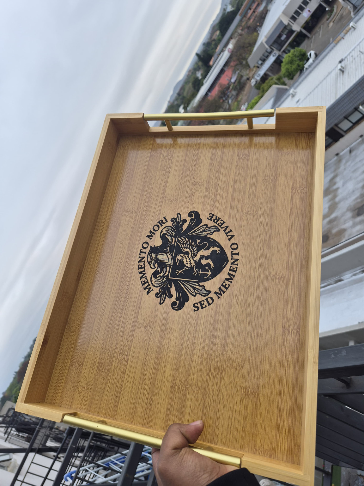 Engraved Serving Tray example